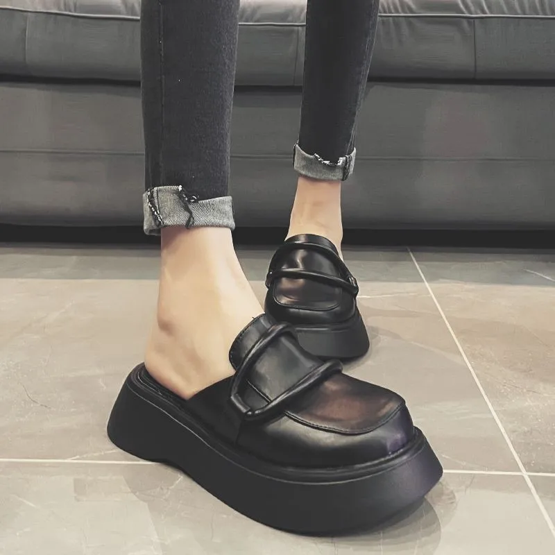 

2023 Summer Women's Fashion Slippers Women Fashion Platform High Heel Female Flipflop Shoes Comfortable Wedge Sandals