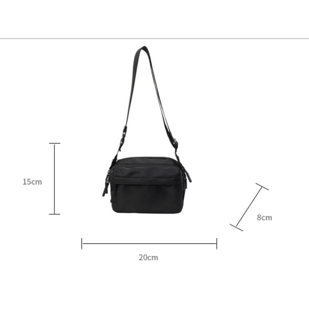 Simple casual one small Oxford fabric shoulder strap, large capacity men's and commuting bag, women's crossbody bag_voghion.com