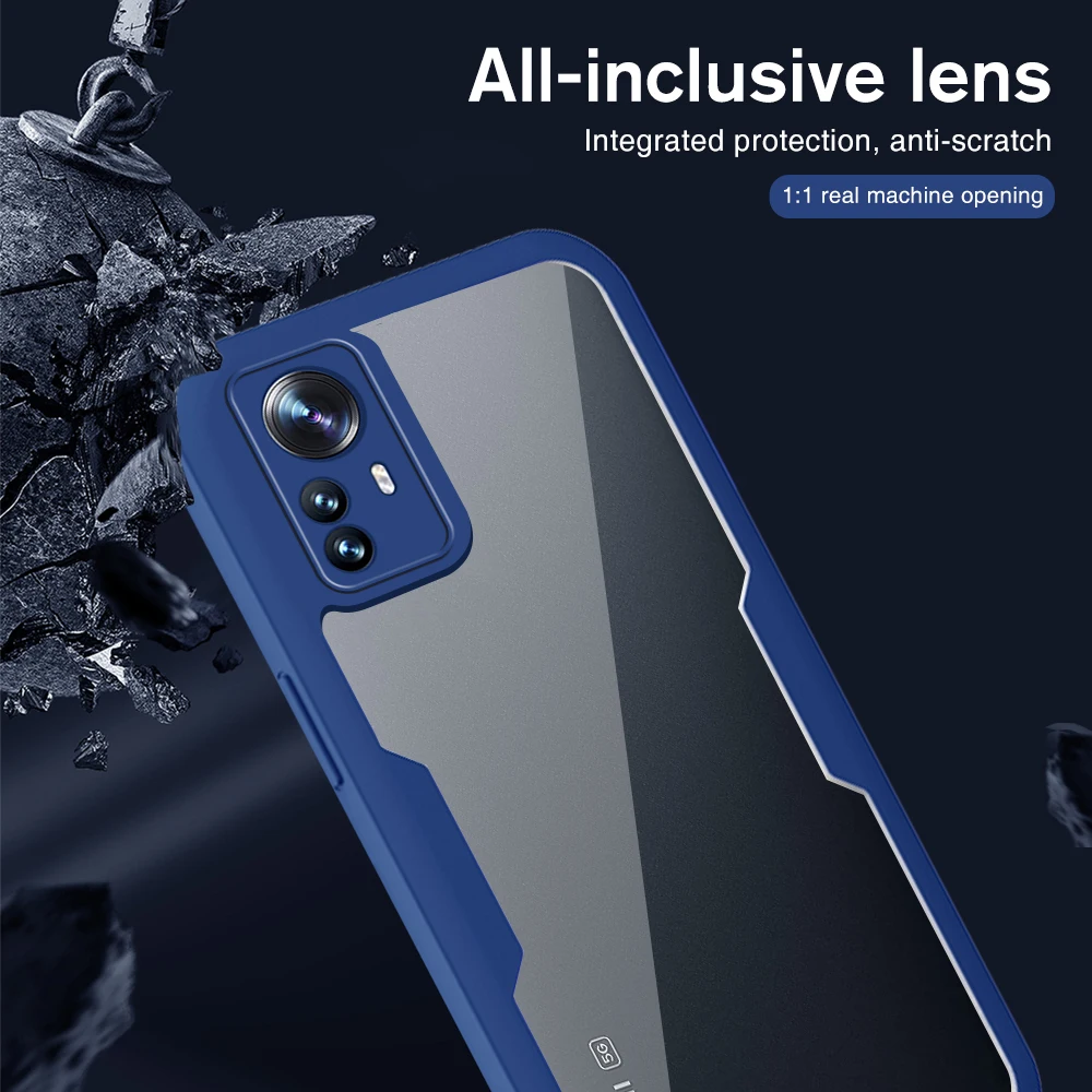 360 Full Cover Fodral För Xiaomi 12 Pro Cover Stötsäkert Fodral För Xiaomi 12X 12Pro Dubbelsidig film Skyddsskal_voghion.com