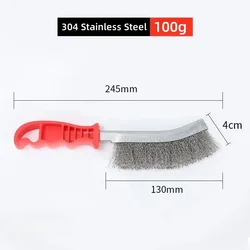 Premium Brass-Plated Stainless Steel BBQ Grill Cleaner Brush (304 Stainless Steel)