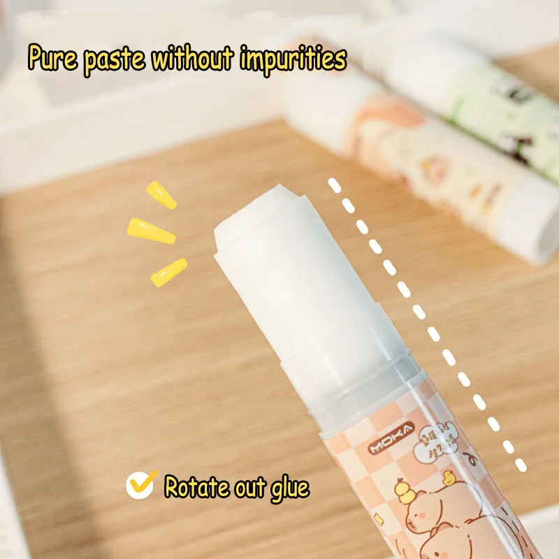 2 Pcs Capybara Solid Adhesive For Child  Office Supplies Kawaii Stationery Items School Supplies Useful Glue gun Tights 4
