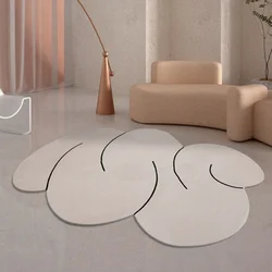 Living Room Carpet Large Area Home Decoration Modern Minimalism Fluffy Hairy Comfortable Rug IG Anti Slip Cute Coffee Table Mat