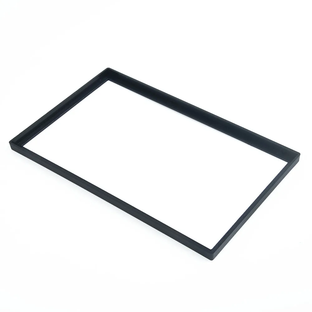 

Bezel Trim Car Audio Frame Metal 1pc Replacement 2Din Bezel Plastic For Car Radio DVD Player Dash Car Accessories