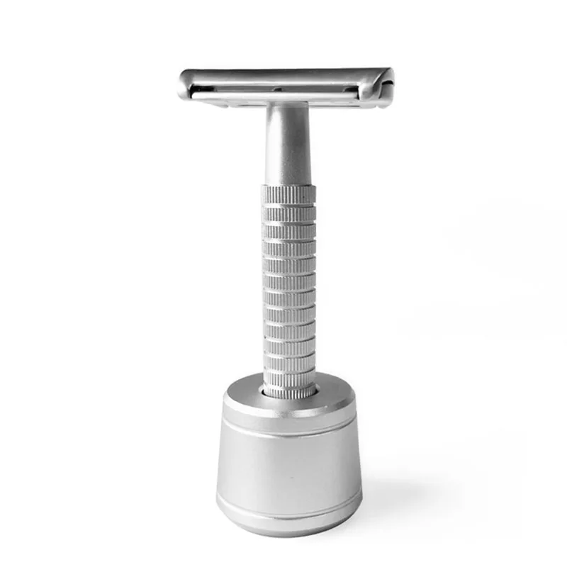 Double Edge Safety Razor for Women and Men,Metal Razor with Exquisite Handle (10 Blades) 2