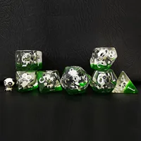 Bescon Oversized DND Animal Dice Set of Panda, Giant 7pcs Panda Polyhedral D&D Dice Set, Big Sized Dungeons and Dragons Dice 1