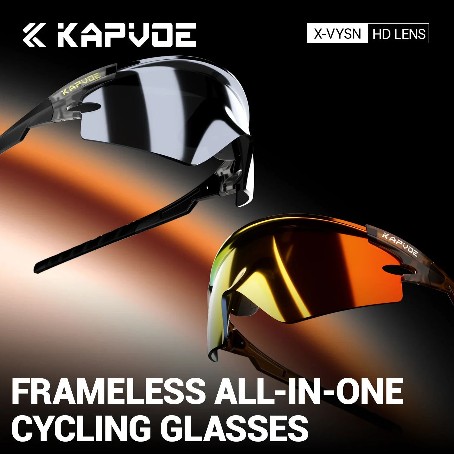 Kapvoe New Hiking Eyewear Photochromic Sports Sunglasses Road Bike Mountain Bicycle Glasses Goggle Man Women Cycling Glasses