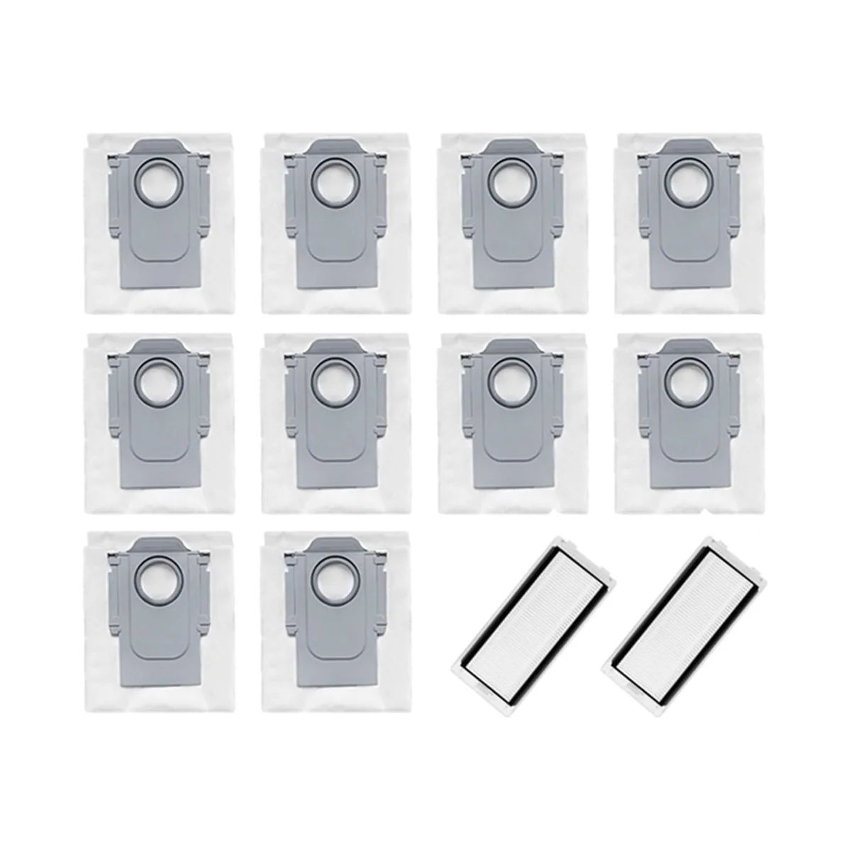 

Запасные мешки Q для пылесоса Roborock Q Revo, P10, запасные части, 10 мешков для пыли и 2 фильтра