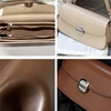 Toptrends 3 Layers Genuine Leather Small Shoulder Bags For Women 2025 Luxury Designer Crossbody Purses Saddle Ladies Handbags 6