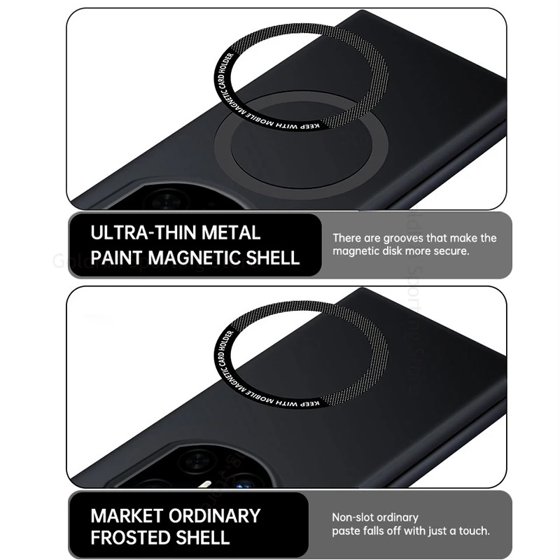 Matte Candy Solid Color Frameless Plastic Magsafe-Compatible Wireless Charging Case
