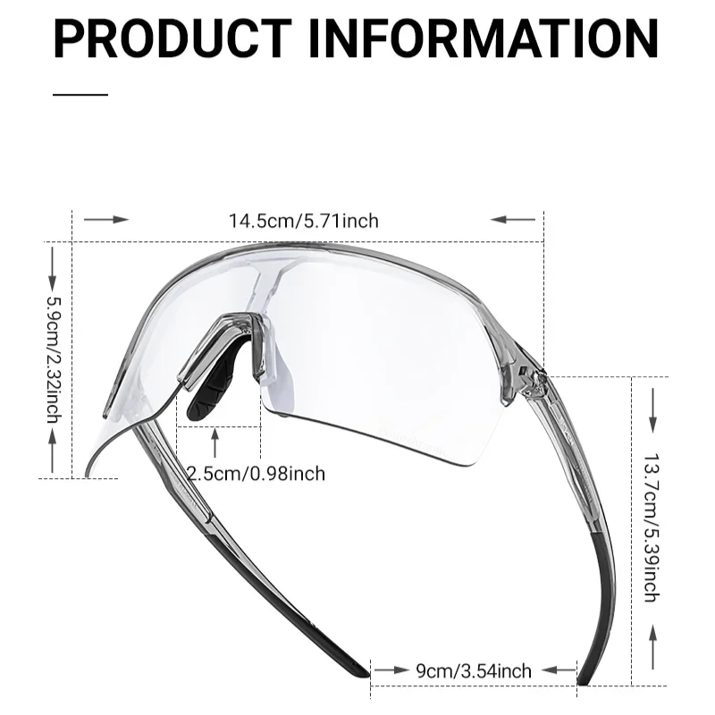 SCVCN Photochromic Outdoor Men Glasses UV400 Sport Travel Camping Sunglasses Women MTB Bike Cycling Glasses Fishing Hiking
