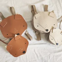 Kids Backpack Fashion Lovely PU Leather Messenger Bag Mini Coin Purse Handbags Girls Cartoon Shoulder Bags Princess Accessories 1