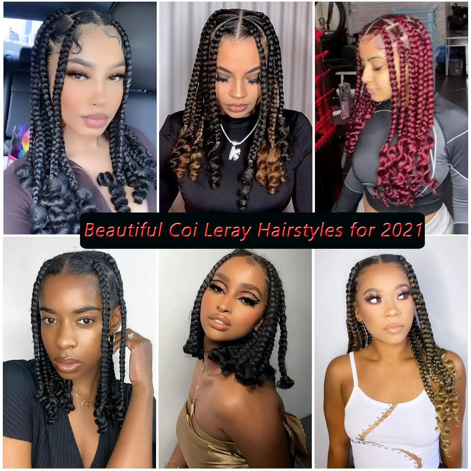 10 Inch Bob Box Braid Crochet Hair with Curly Ends 1/5/6 Packs Synthetic Hair Crochet Braid Hair for Black Women 6
