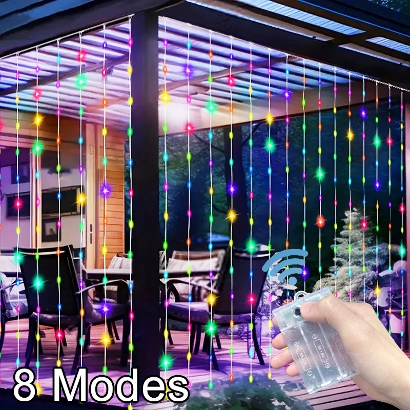 Enchanting LED Fairy Lights with 8 Lighting Modes - Perfect for Holiday, Celebration & Home Decor