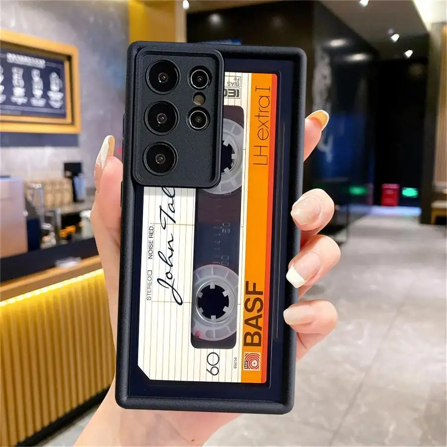 Retro Art Cassette Soft Shell Phone Case