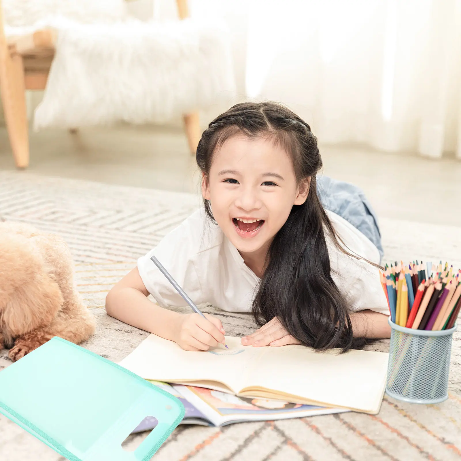 대용량 아코디언 파일 폴더 A4 크기 용지 영수증 청구서 티켓용 멀티 포켓 휴대용 데스크탑 문서 정리함