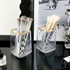 Luxury Makeup Organizers Desktop Cosmetic Brush Storage Box Office Pen Case Make Up Brushes Organizer Lipstick Sundries Holder- 3