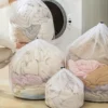 1pc/3pcs Drawstring Laundry Bag Coarse Net Washing Bags Dirty Clothes Organizer Pouch 4Pcs Set Laundry Bag For Washing Machine H 3