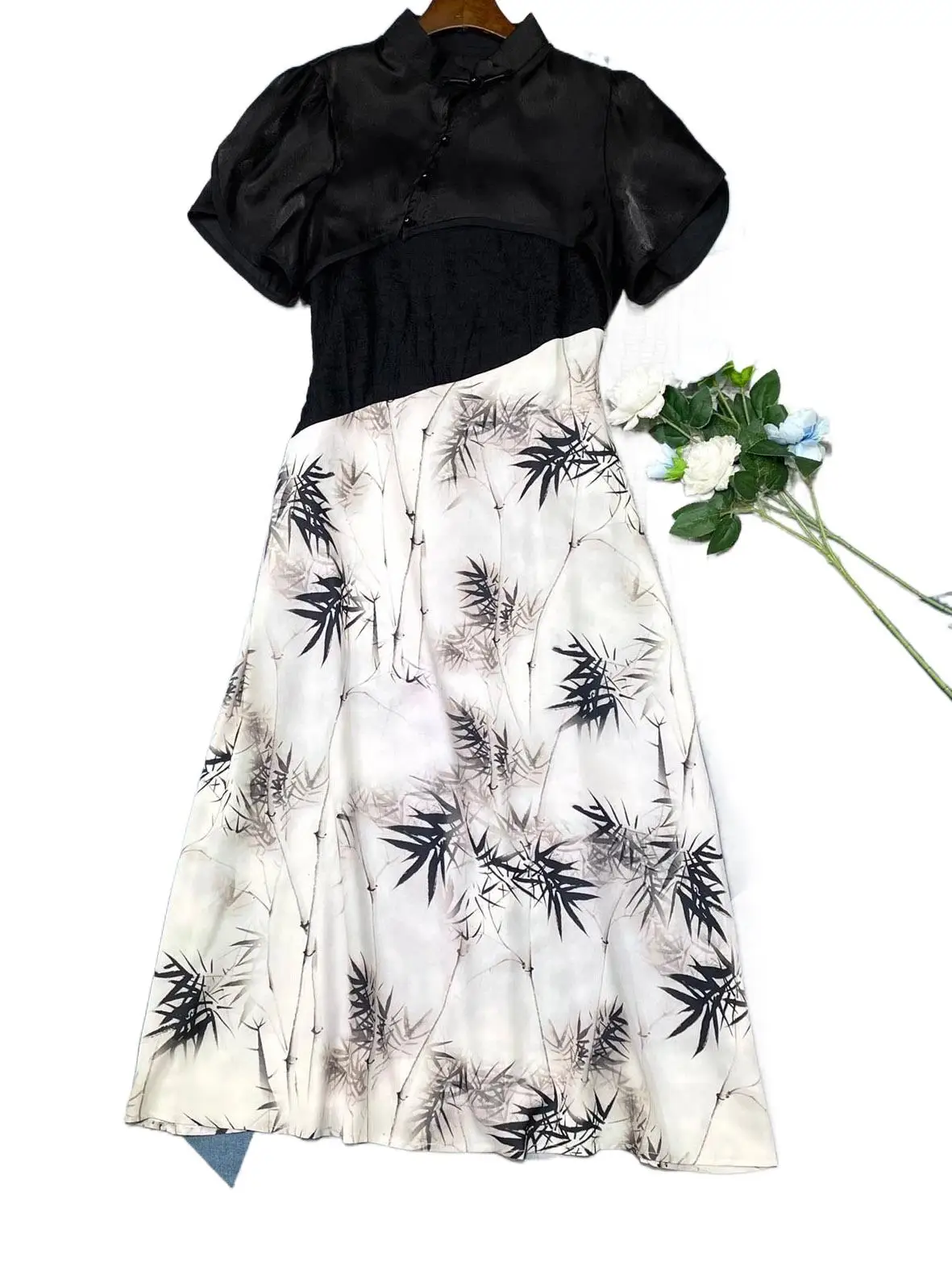 

2023 Women's Clothing Summer New Chinese Shawl with Slip Dress Set