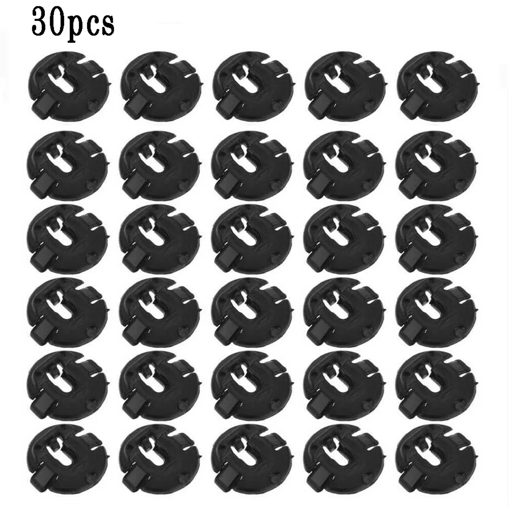 

New Practical Durable Fender Liner Clips Fastener Clip Lot 30Pcs ABS Accessories Black Replacement #4F0825429A