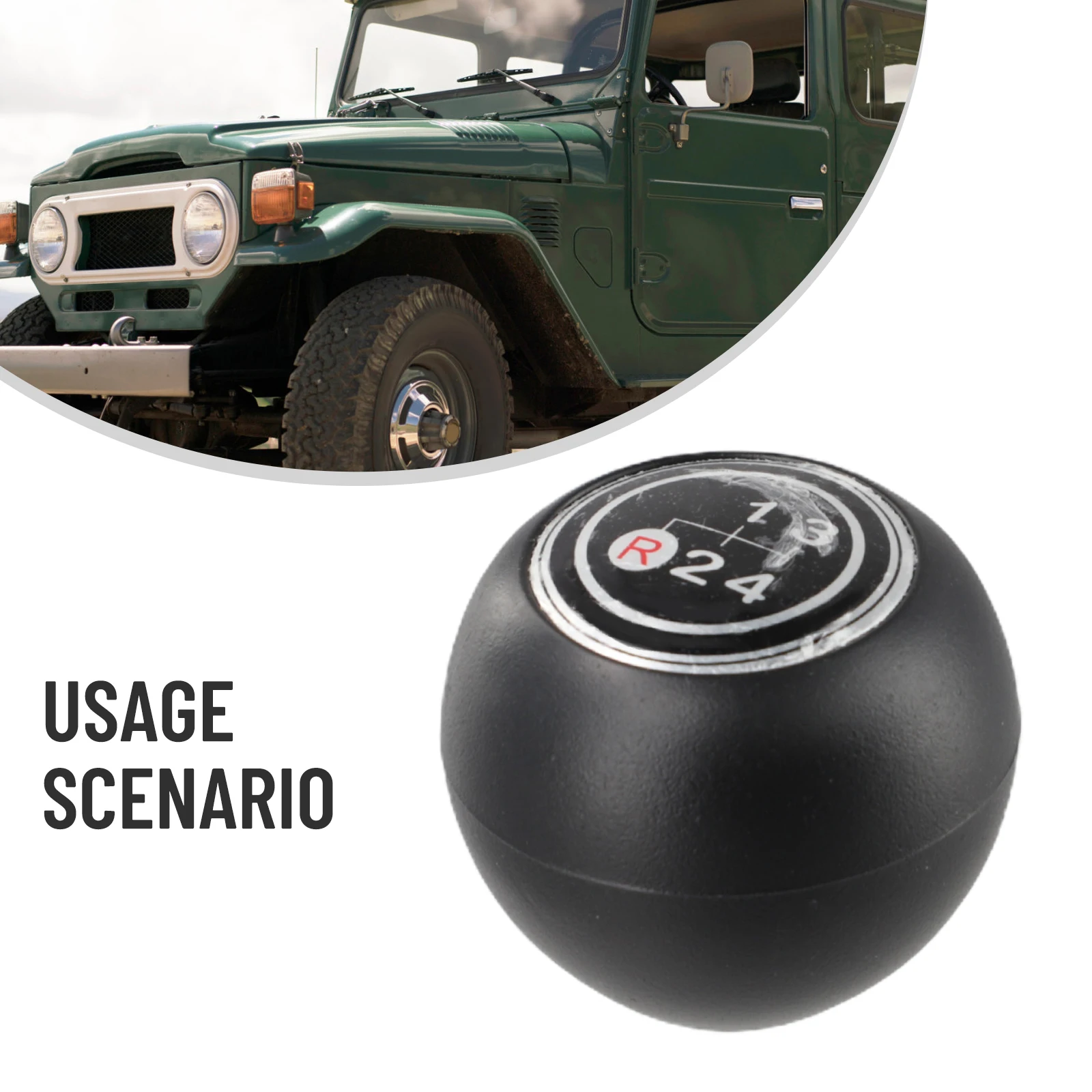 

4 Speed Car Shift Knob Plastic Car Shift Hand Speed Ball For Toyota Land Cruiser FJ40 FJ43 FJ45 BJ40 BJ45