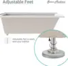 Well Made Forever SM-DB569 Voltaire 60"x30" Acrylic Drop-In Bathtub Beautiful Reversible Drain Designed for Durability 3