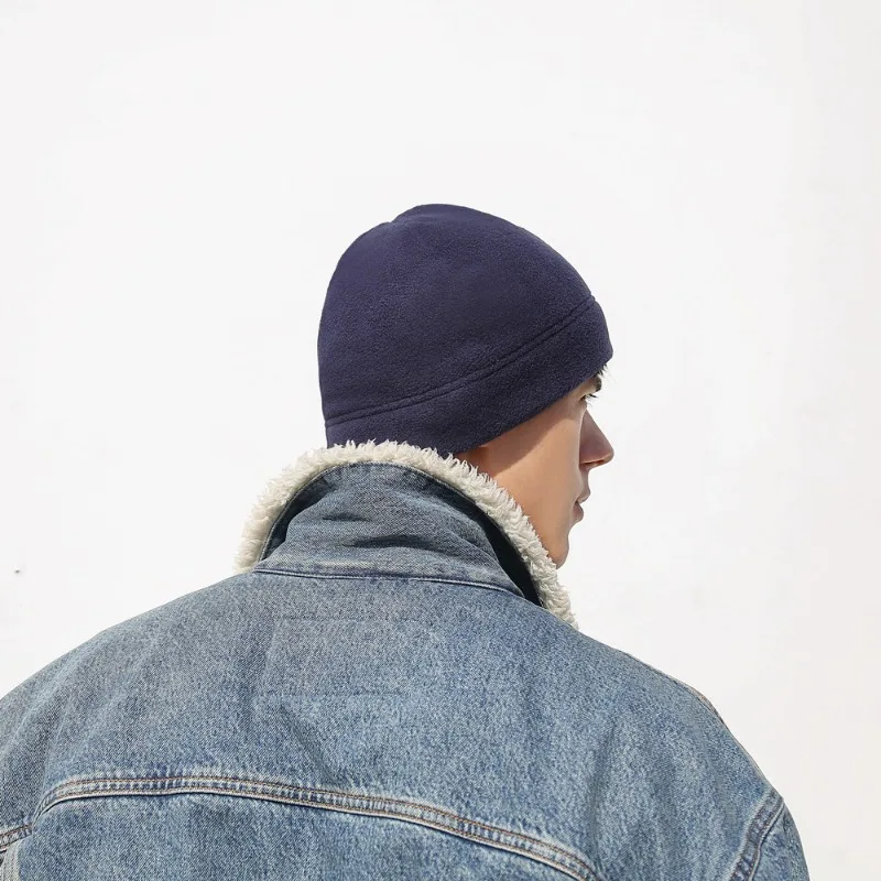 Herren Polar Fleece Mütze Winter Warme Outdoor-Sport-Skifahrer-Mütze Winddichte Weiche Beanie-Mütze Damen Ski-Fahrrad-Mütze – Detail 12