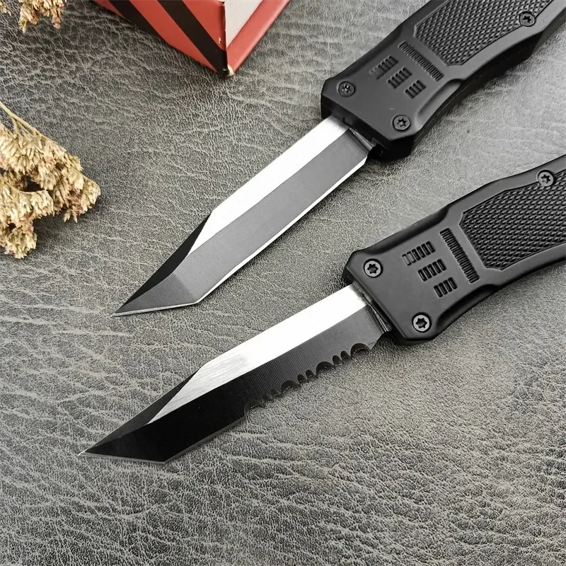 Description Picture 5 of itemHigh Quality Folding Knife 440C Blade Zinc Alloy Handle Pocketknife Outdoor Survival Camping Hiking Fishing Hunting Knives