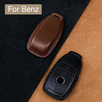 Custodia per Chiave/telecomando per Mercedes Benz A C E S classe G GLC CLE CLA W177 W205 W213 W222 X167 supporto per protezione AMG - Custodia per chiave A distanza per auto Shell per Mercedes Benz A C E S