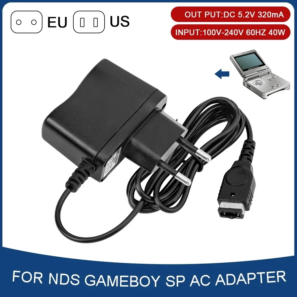 EU US Plug Charger for Gameboy Advance SP AC Adapter Power Supply