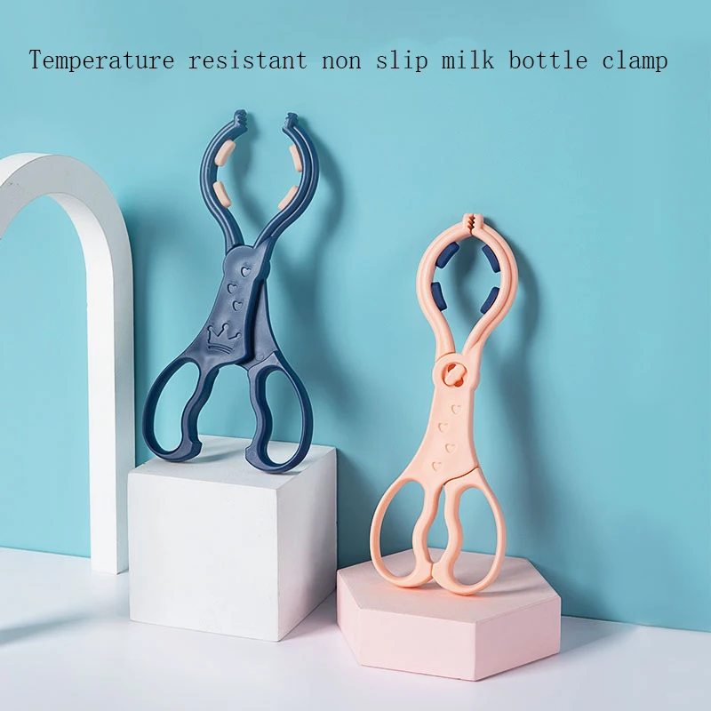 

Bottle Tongs, Non Slip Grip for Holding Children Items hygienically Without Touching, Scald Resistant Pacifier Bottle Clamp
