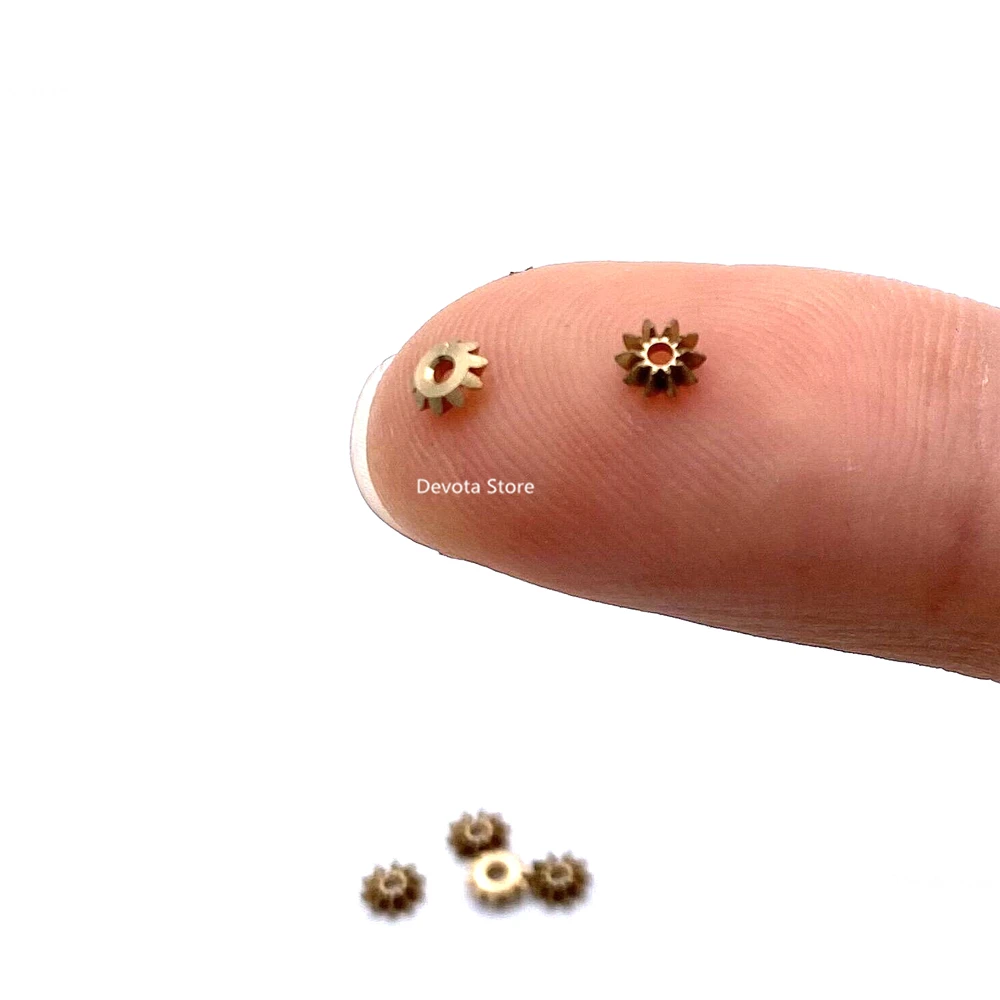 1:1 Precision MINI Bevel Gear 0.3/0.4/0.5/0.8/1M 90-Degree Transmission Brass Model Static Change Accessories motor gear transmission gear electric bike gear cassette deck tape gear electric chain saw gear
