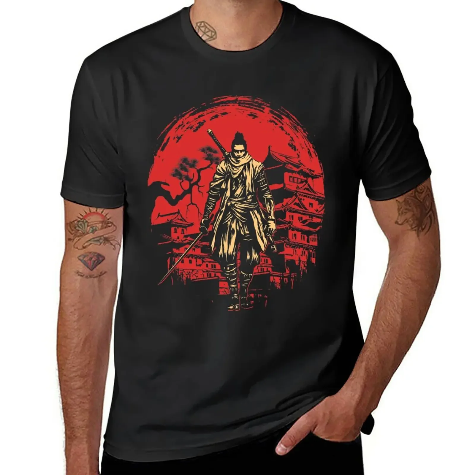 

The One-armed Wolf T-Shirt cute clothes anime tees mens clothing