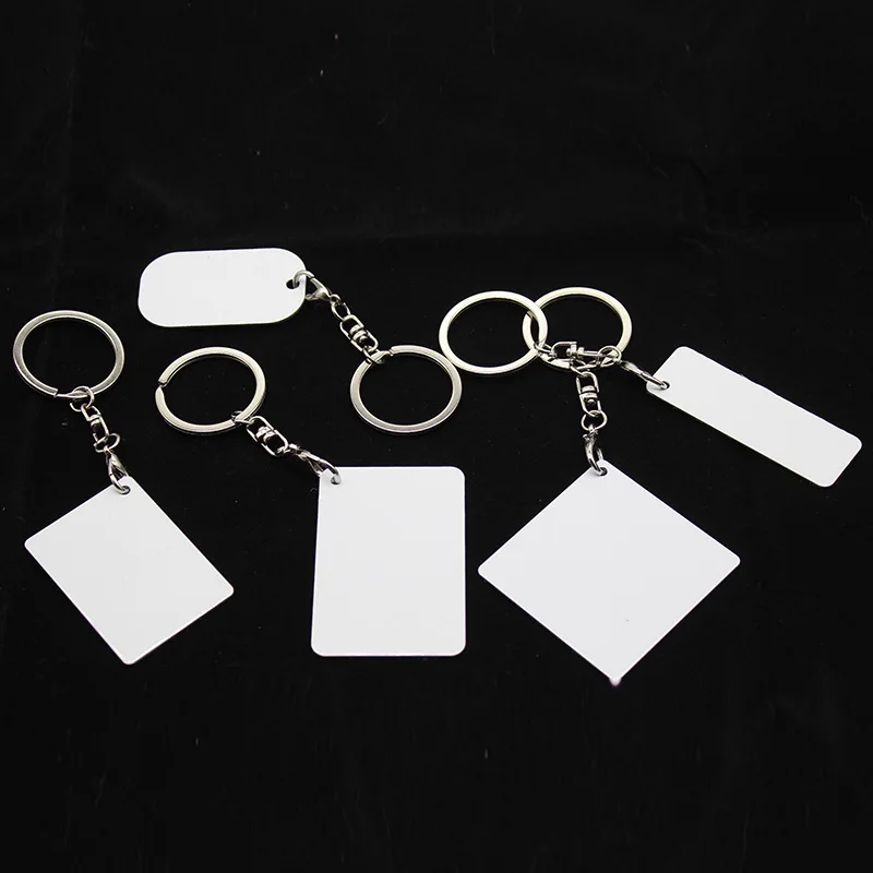 Factory Price!!! 200pcs/lot Sublimation Blank Metal Key Chain Key Ring for Sublimation Ink Transfer Printing DIY Gifts factory price 200pcs lot sublimation blank metal key chain key ring for sublimation ink transfer printing diy gifts