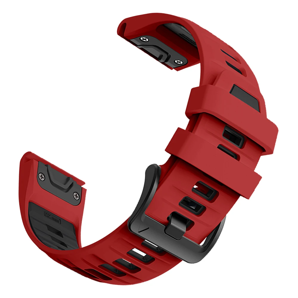 Enhanced Silicone Watch Band - 20mm QuickFit Strap Bracelet