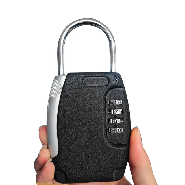 Master Lock-Coffre-fort à clés d'extérieur, boîte de rangement avec  cadenas, cadrans lumineux, verrouillage par mot de passe, hameçons de  sécurité - AliExpress