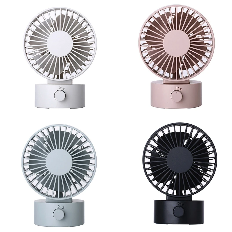 

20CC 2 Speeds Cooling Fan Small Desktop Fan Home USB Mini Size Desk Fan Low Noise