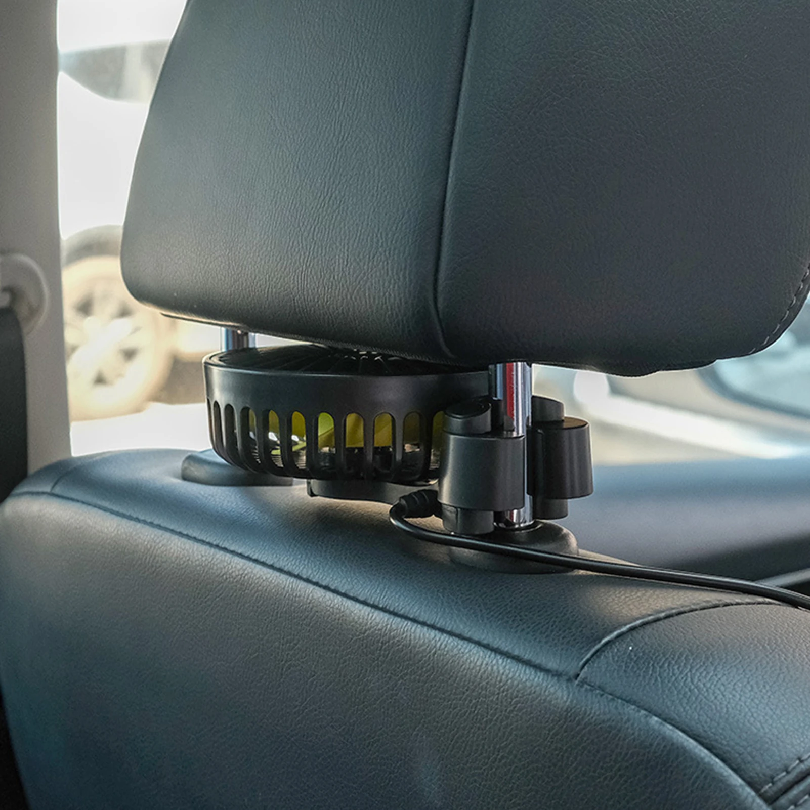 USB Car Fan car fan electric fan for Backseat Baby 3 Speed Automobile With Charging Cable for Truck Van SUV Vehicles