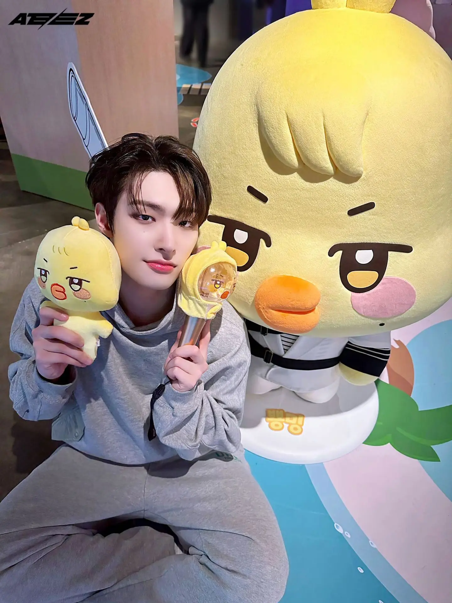 2024 New ATEEZ Aniteez Kawaii Stuffed Animals Plushies Dolls