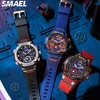 SMAEL Versatile Dual Display Electronic Watch 8069 Astro Alloy Multi functional Student Watch for Leisure Sports 5
