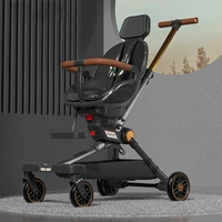 Two-Way Foldable Baby Stroller with 360° Rotation