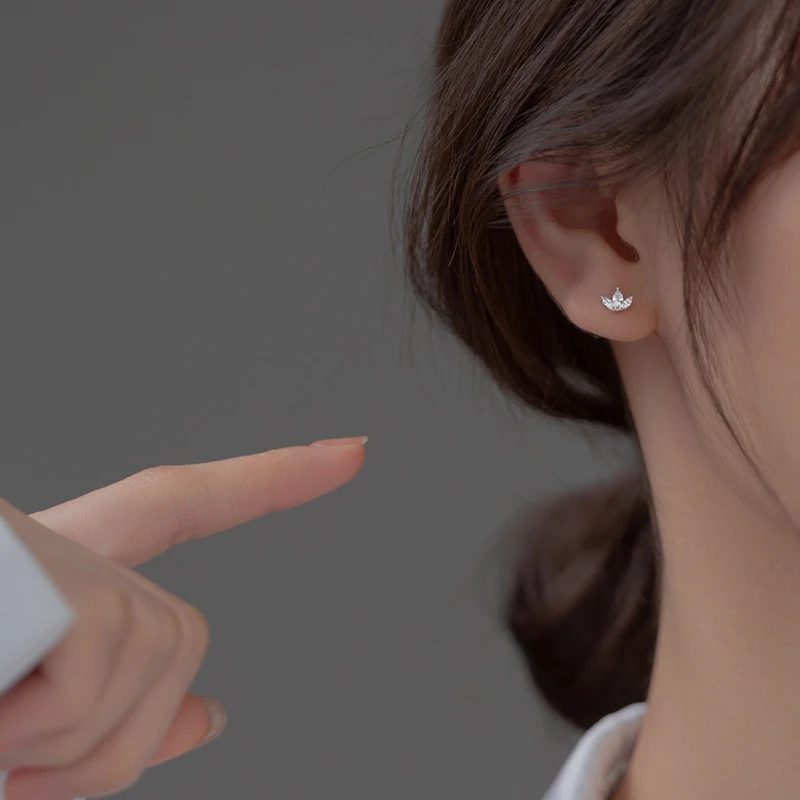 Рисунок 4 - Женские серьги-гвоздики из серебра