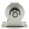 1Pack U-Type Stainless Steel Pulley Block Mute Bearings Groove Sliding Roller Track Wheel 6