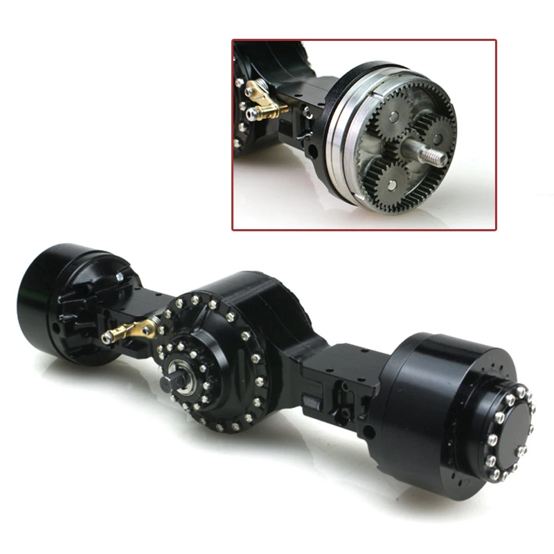 

LESU Metal CNC Differential Lock Axle for 1/15 Hydraulic RC Loader Remote Control Model Th02034-SMT3 Truck Rd-A0001
