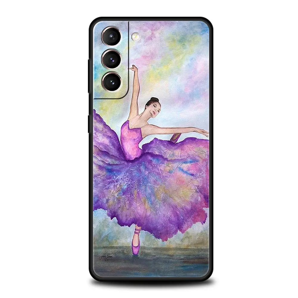 Artistic Gymnastics Watercolor Soft Silicone Phone Case