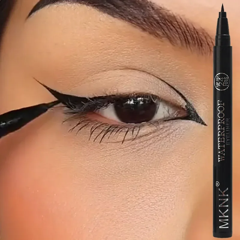 Liquid Eyeliner Pen Quick-drying Ultra Thin Black Waterproof Lasting No Fading Eye Liner Beginner Friendly Eyes Makeup Cosmetics