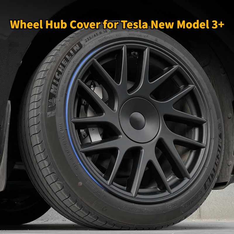 

Wheel Hub Cover for Tesla New Model 3+ Highland 2024 Hub Cap Protective Cap Cover 18 Inch Hubcaps Replacement Car Accessories