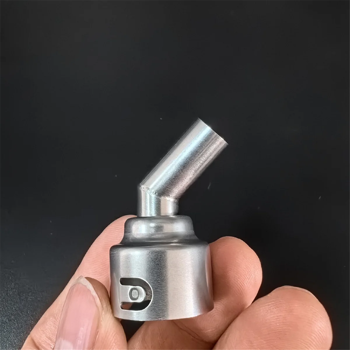 BAAR-For SUGON 8650/ 8630/8610DX-PRO Hot Air Soldering Station 45 Degree Curved Nozzle 5mm/8mm/10mm Bent Angle Heat Nozzle
