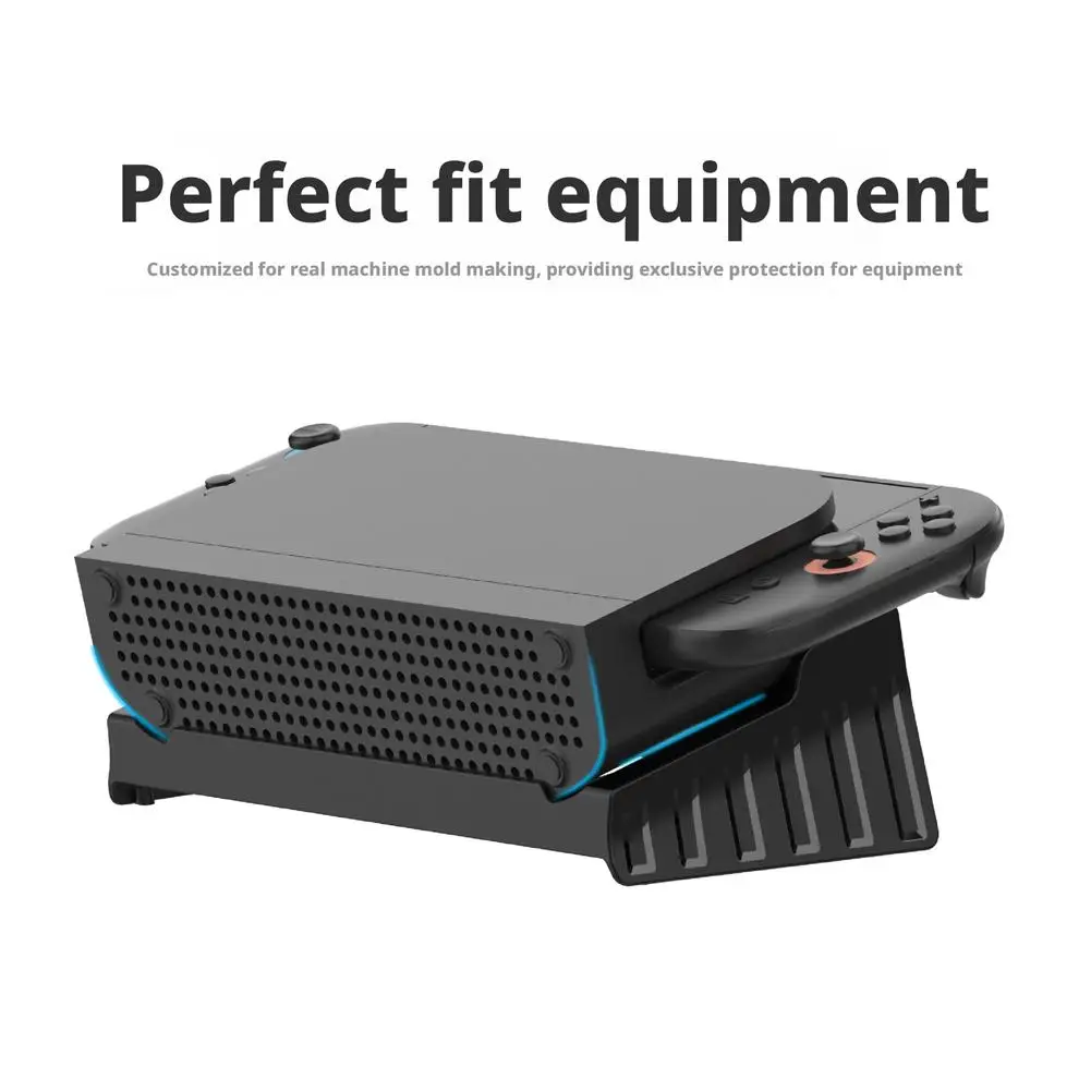 스위치 2 플랫 스토리지 랙용 게임 콘솔 베이스, 스위치/OLED 겸용 사선 스탠드, 게임 카드 수납 가능, ABS 낙하 방지