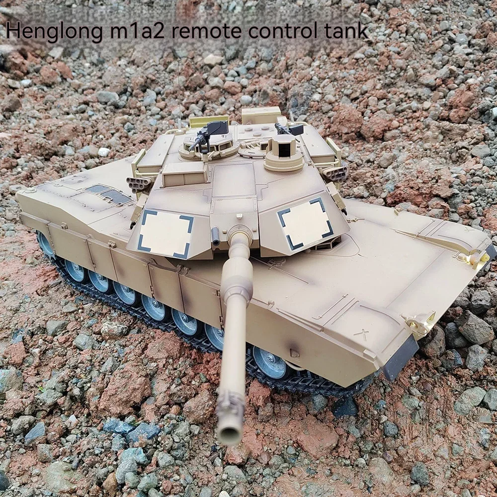 Heng Long 1/16 TK7.0 Customize 3918 USA M1A2 Abrams RC Tank 360° Turret Barrel Recoil BB Shooting TH17803-SMT5 Children Toys 6