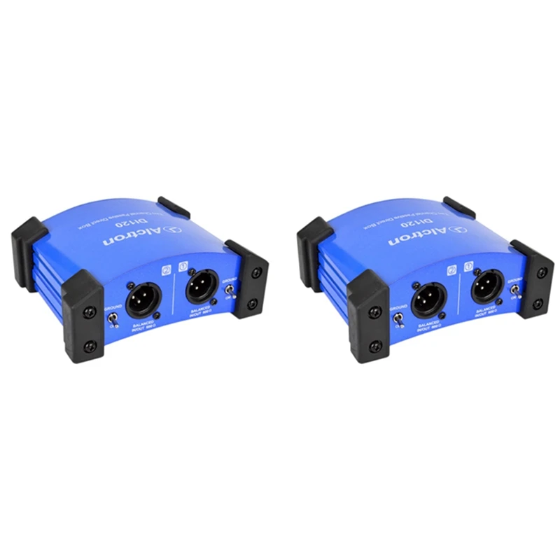 

2X Alctron DI120 Two-Way Passive DI Box Impedance Converter DI BOX Stage Effect Device
